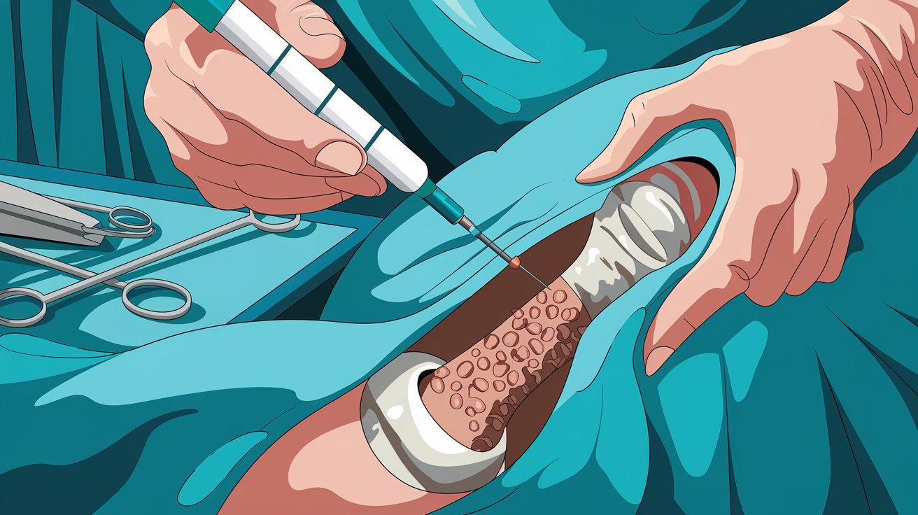 percutaneous injection of calcium-based biodegradable osteoconductive material in the proximal femur | orthopedic medicla billing